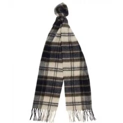 Barbour Merino Cashmere Tartan Scarf -Arctery Clothing Shop barbour merino cashmere tartan scarf 3