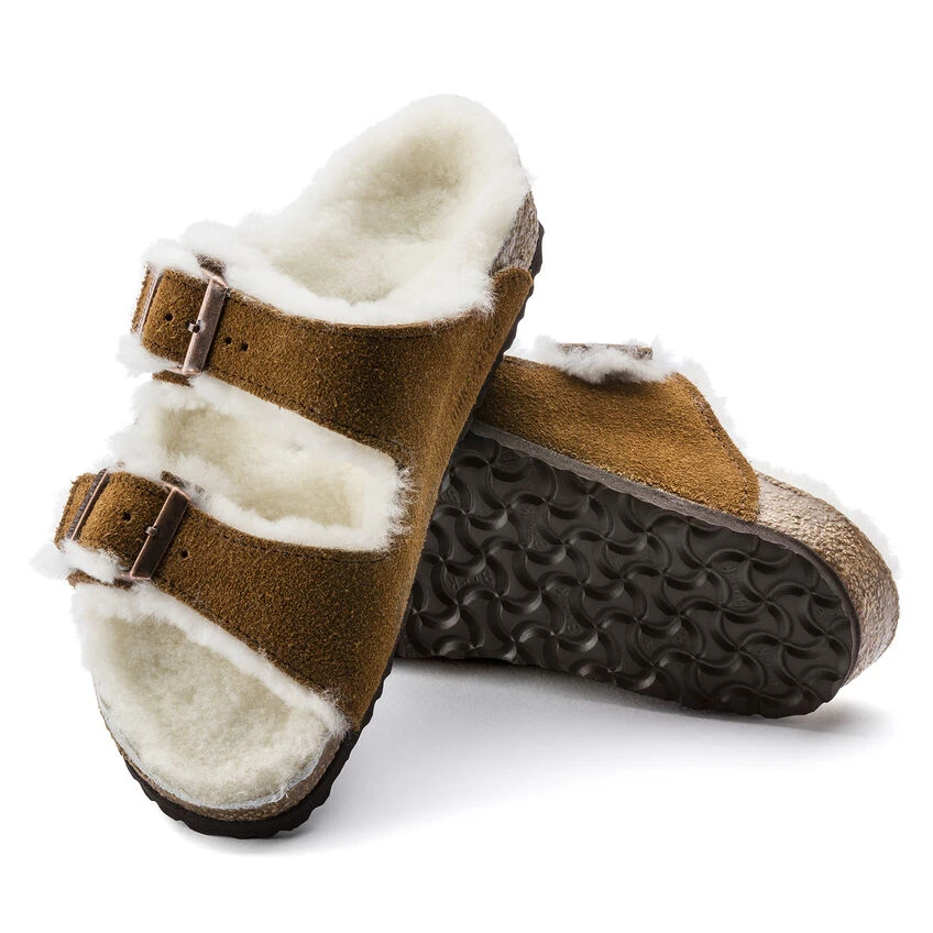 Birkenstock Kids Arizona Shearling Suede Leather 4 Birkenstock Kids Arizona Shearling Suede Leather - Image 2