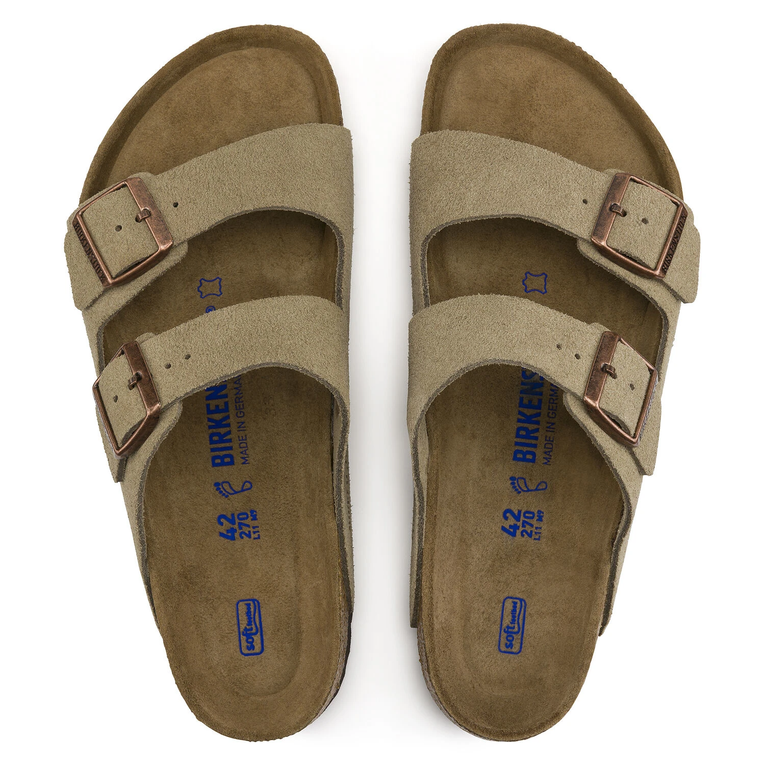 Birkenstock W's Arizona Soft Footbed Suede Leather 5 Birkenstock W's Arizona Soft Footbed Suede Leather - Image 3