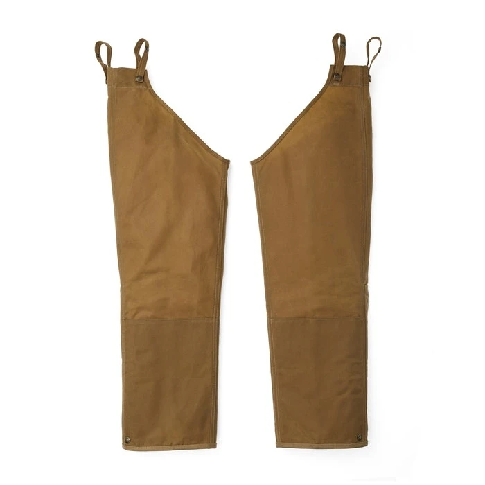 Filson Men's Double Tin Cloth Chaps With Zipper 3 Filson Men's Double Tin Cloth Chaps With Zipper
