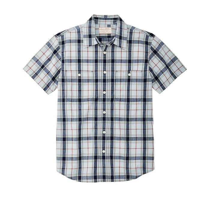 Filson Men's Short Sleeve Chambray Shirt 3 Filson Men's Short Sleeve Chambray Shirt