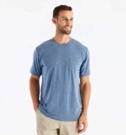 Free Fly Men's Bamboo Flex Pocket Tee -Arctery Clothing Shop free fly mens bamboo flex pocket tee 3