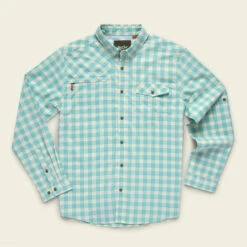 Howler Bros. Men's Matagorda Longsleeve : Palaka Plaid