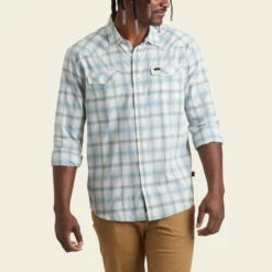 Howler Bros. M's H Bar B Tech Longsleeve : Leon Plaid 9 Howler Bros. M's H Bar B Tech Longsleeve : Leon Plaid -Arctery Clothing Shop howler bros ms h bar b tech longsleeve leon plaid 1