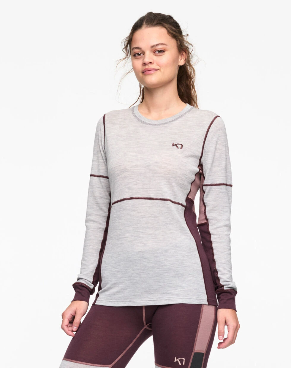 Kari Traa Women's Lam Long Sleeve Baselayer 4 Kari Traa Women's Lam Long Sleeve Baselayer - Image 2