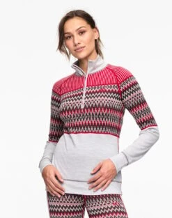 Kari Traa Women's Silja Wool Half-Zip Baselayer -Arctery Clothing Shop kari traa womens silja wool half zip baselayer 2