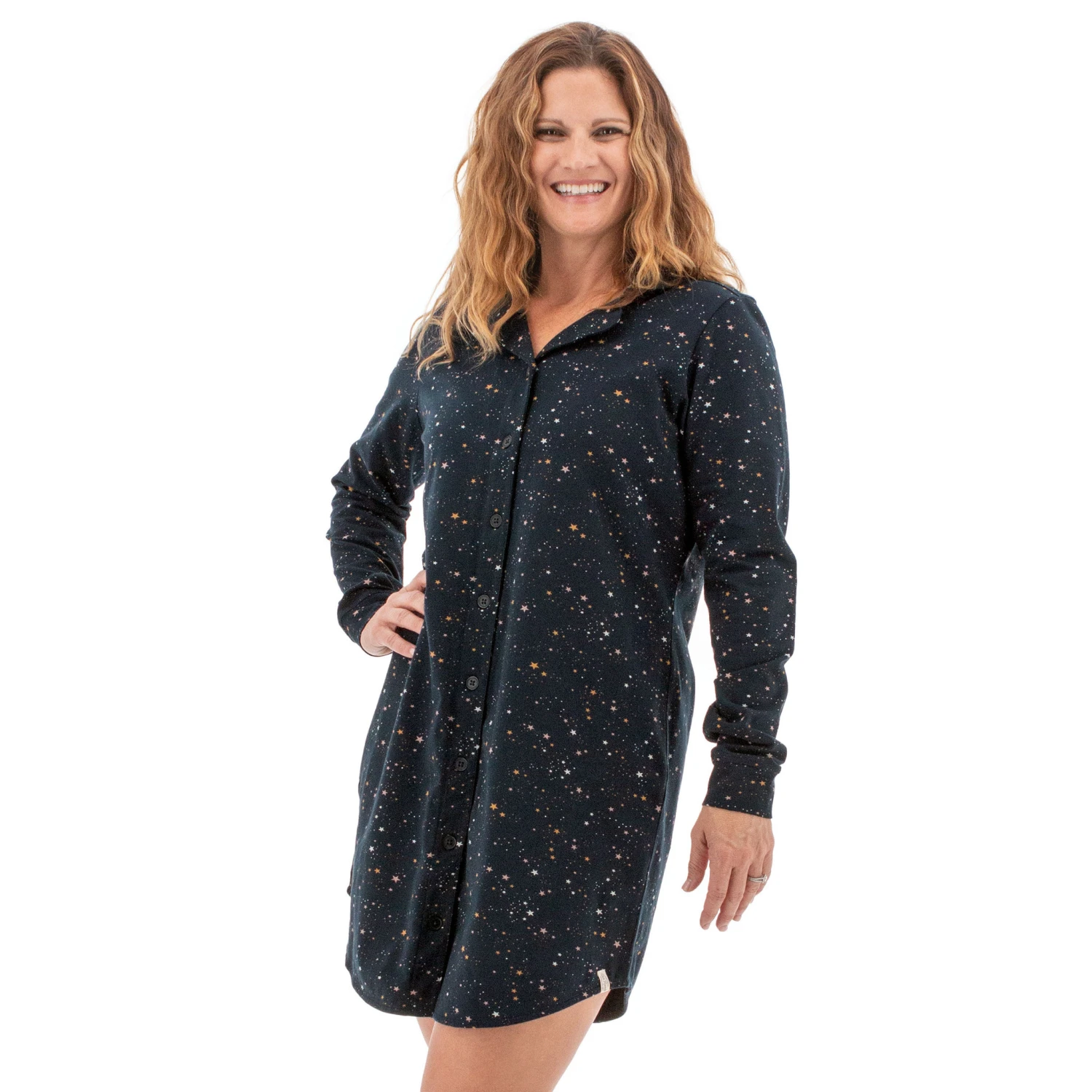 Old Ranch Women's Starry Night Sleep Shirt 5 Old Ranch Women's Starry Night Sleep Shirt - Image 3