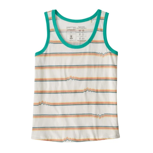 Patagonia Women's Ridge Rise Stripe Repeat Organic Tank 3 Patagonia Women's Ridge Rise Stripe Repeat Organic Tank