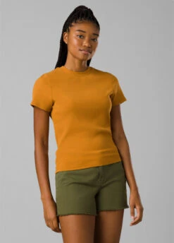 PrAna W's Foundation Rib Tee -Arctery Clothing Shop prana ws foundation rib tee 1