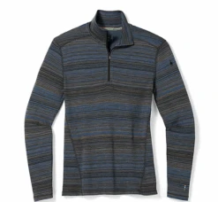 Smartwool Men's Classic Thermal Merino Base Layer Pattern 1/4 Zip