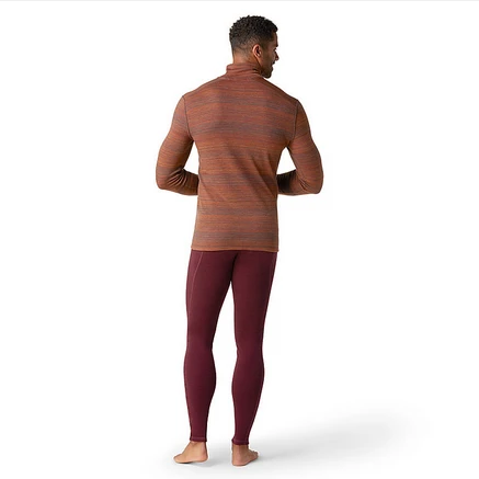 Smartwool Men's Classic Thermal Merino Base Layer Pattern 1/4 Zip 6 Smartwool Men's Classic Thermal Merino Base Layer Pattern 1/4 Zip - Image 4
