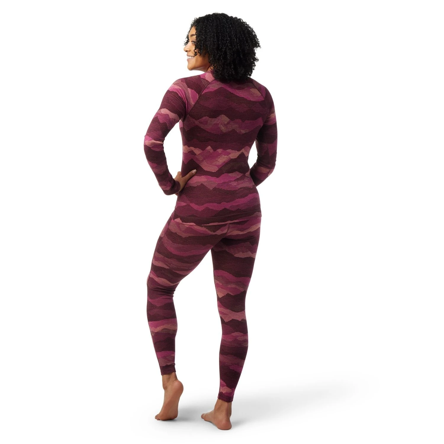 Smartwool Women's Classic Thermal Merino Base Layer Pattern Crew 5 Smartwool Women's Classic Thermal Merino Base Layer Pattern Crew - Image 3