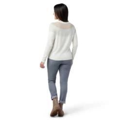 Smartwool Women's Edgewood Colorblock Crew Sweater -Arctery Clothing Shop smartwool womens edgewood colorblock crew sweater 3