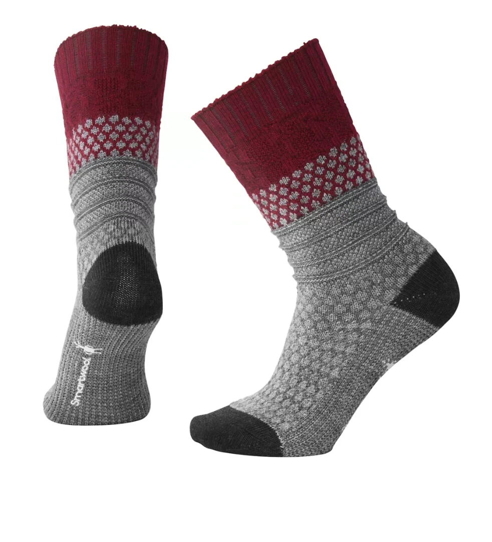 Smartwool Women's Everyday Popcorn Cable Crew 3 Smartwool Women's Everyday Popcorn Cable Crew