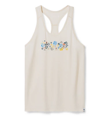Smartwool Women's Floral Meadow Graphic Tank 3 Smartwool Women's Floral Meadow Graphic Tank