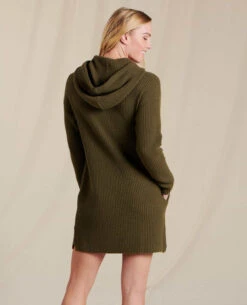 Toad & Co Women's Whidbey Hooded Sweater Dress -Arctery Clothing Shop toad co womens whidbey hooded sweater dress 1